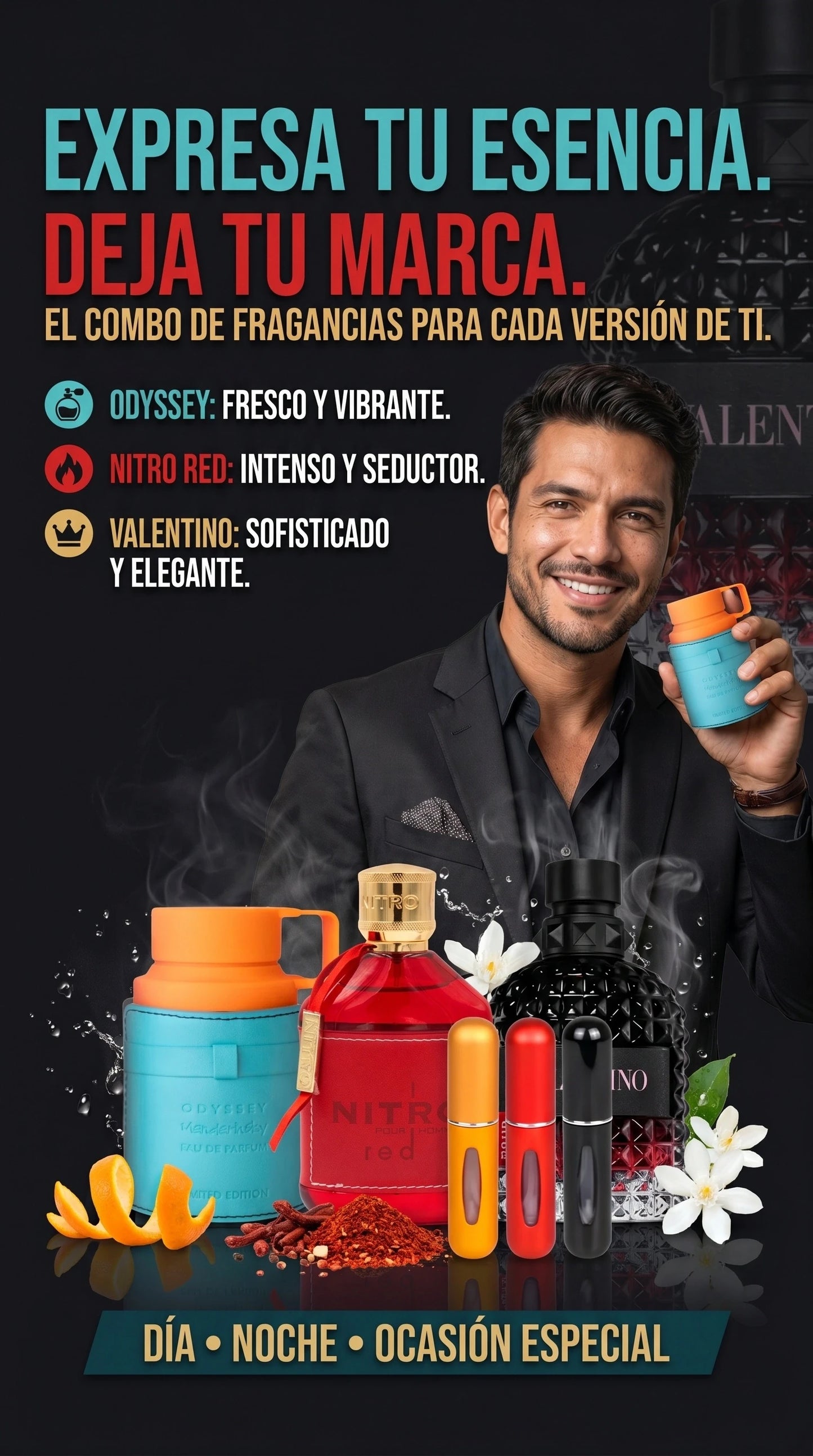 Combo irresistible de lujo + 3 perfumeros de obsequio