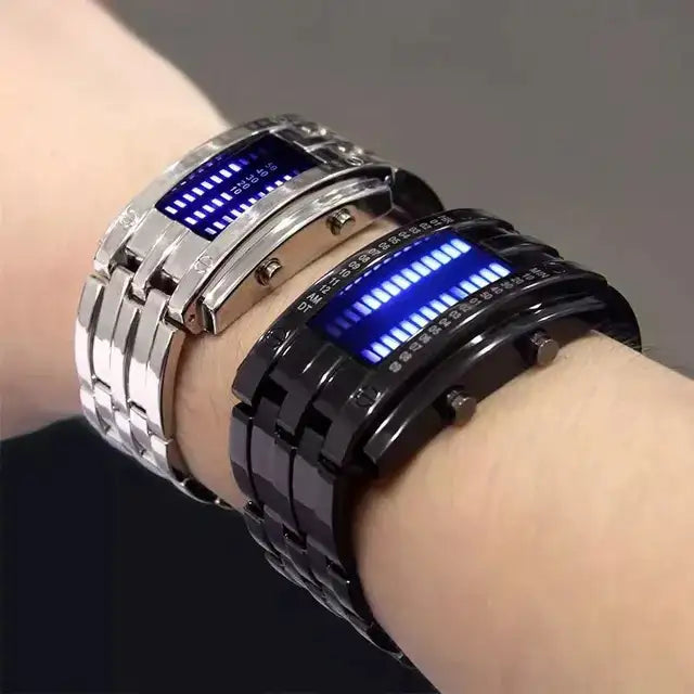 RELOJ BINARIO FUTURISTA SKMEI® | CON CAJA DE LUJO
